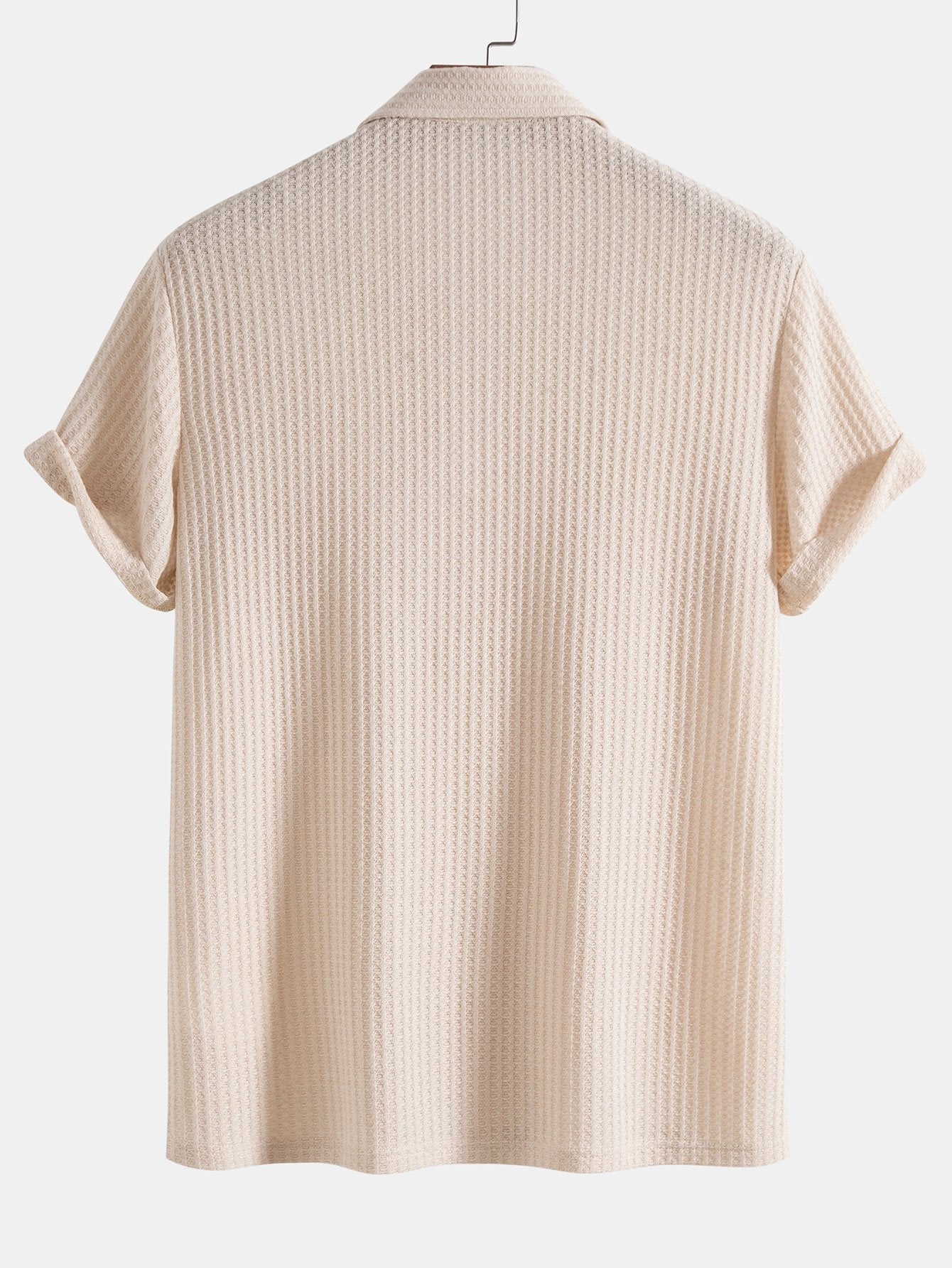 Polo in Maglia Waffle