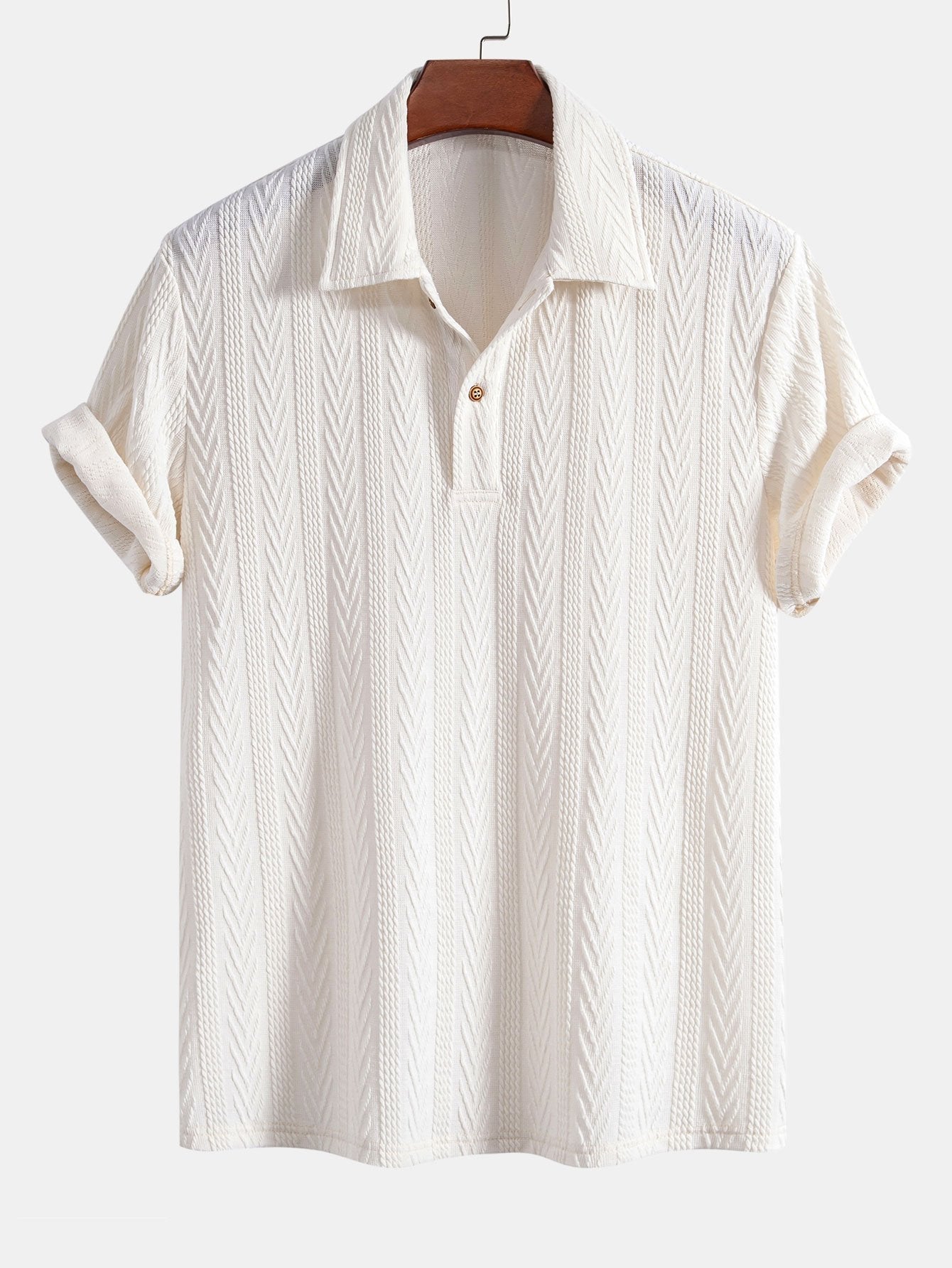 Polo Jacquard Geometrico Tricot