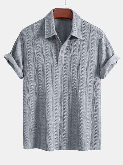 Polo Jacquard Geometrico Tricot