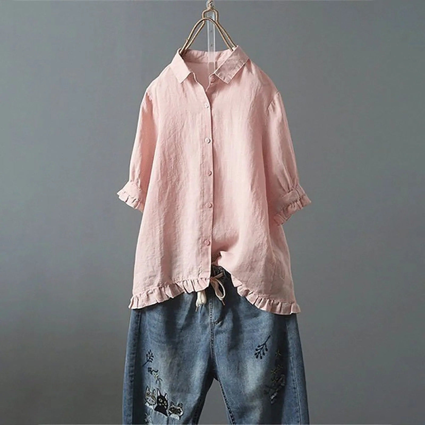ELENA | Elegant Women's Cotton Blend Shirt