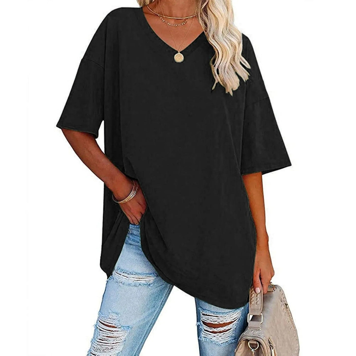 ELENA | Elegante T-Shirt in Cotone Traspirante