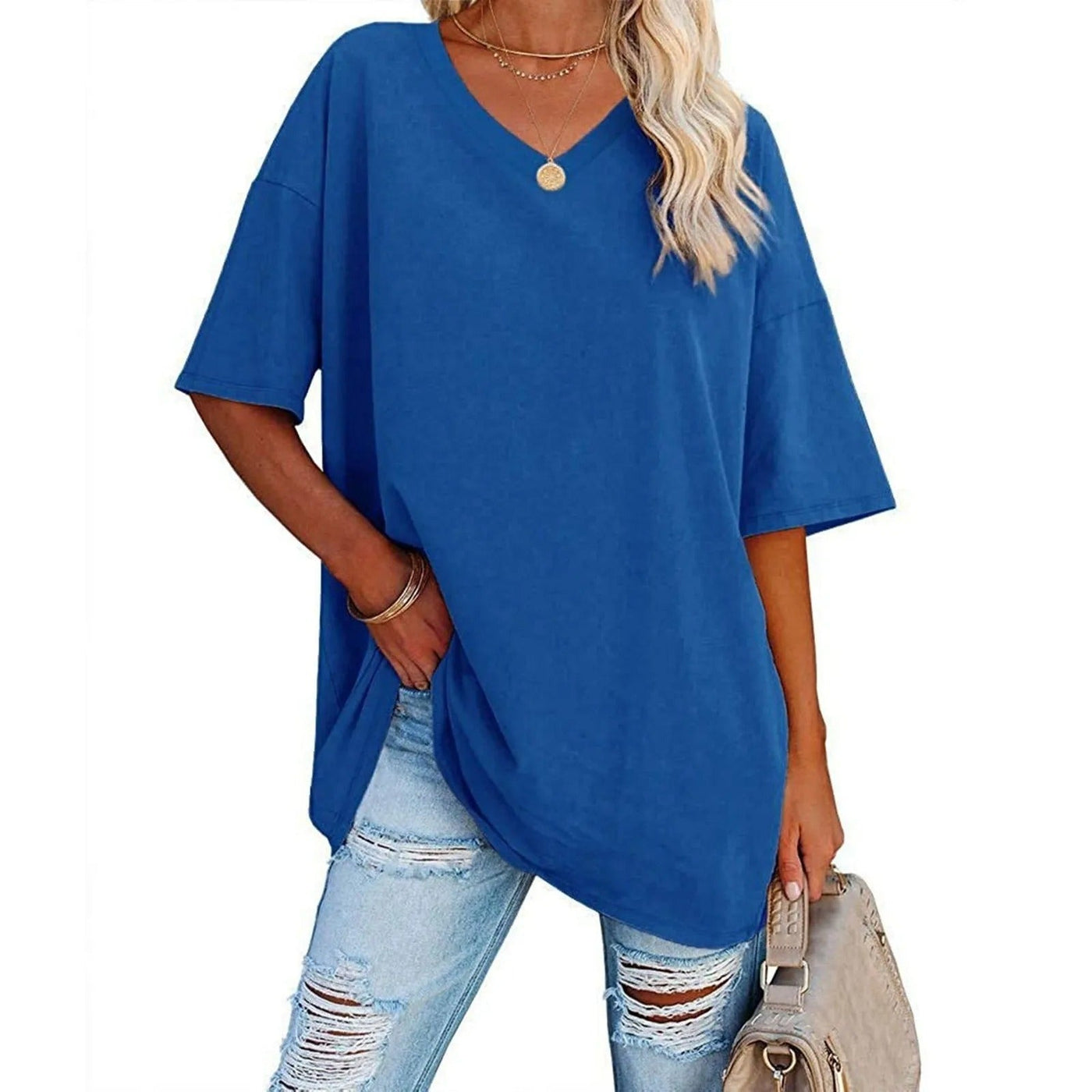 ELENA | Elegante T-Shirt in Cotone Traspirante