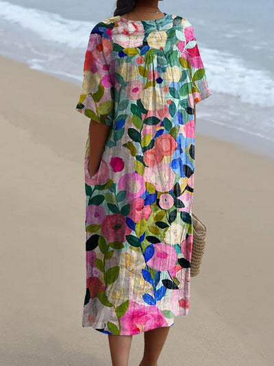 Bente | Vestito Vintage a Fiori